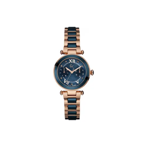 GUESS Женские часы Кварцевый механизм корпус из нержавеющей стали ремешок 32 мм синий циферблат