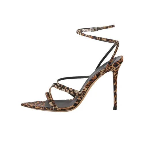 Giuseppe Zanotti GZ One Ремешок Сандалии Женские Коричневый Черный