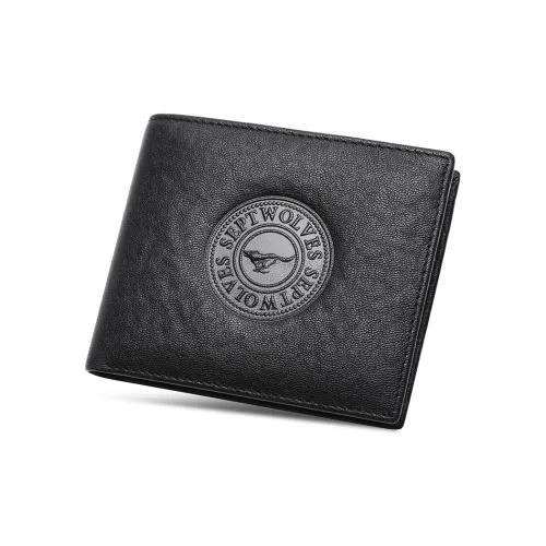 SEPTWOLVES Кошелек из натуральной коровьей кожи кожаная сумка для мужчин