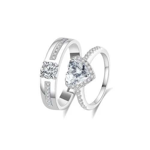 MUYAN Сплав Сердце Fluttering Любовь Кольцо Унисекс