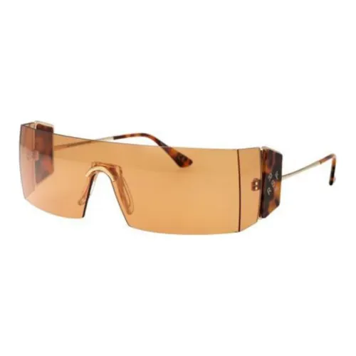 Retrosuperfuture Металлический ацетат Нерегулярная форма Солнцезащитные очки Женские Черепаховый