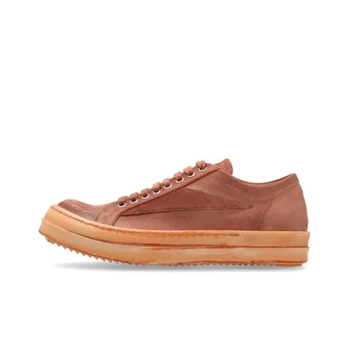 Rick Owens DRKSHDW Скейтборд Кроссовки Низкие Коричневые Женские
