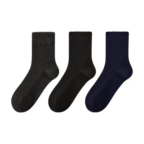 H YXIANG Носки Crew Мужские упаковка из 3 пар