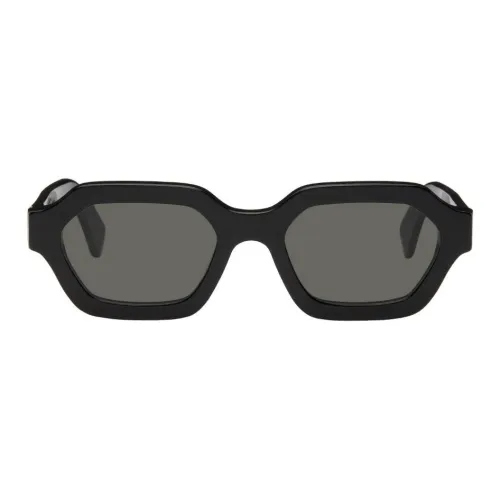 Retrosuperfuture Нерегулярная форма Солнцезащитные очки Мужской Черный