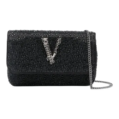 FANSIZHE Virtus Lambskin Crossbody Bag Shoulder Bag Женская Черная