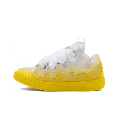 Кроссовки для скейтбординга Lanvin Low Top Белый Желтый Женские