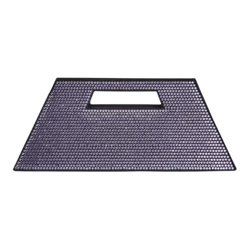 Giuseppe Zanotti GZ Сатиновая текстура клатч женский фиолетовый