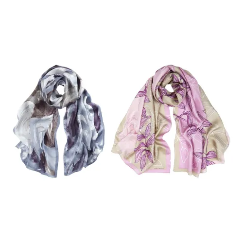 MARJAKURKI 100% шелк шелковый шарф длинный женский