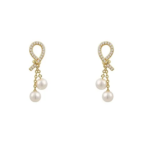 Серьги YICAN S925 Серебряные Гипсовые Женские