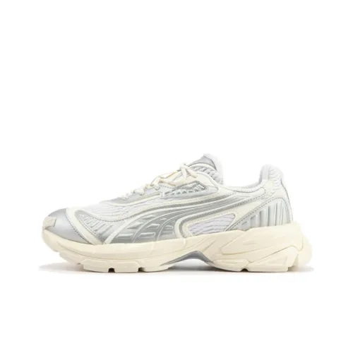 PUMA Velophasis Low Топ Толстая подошва Кроссовки Унисекс Серебряный