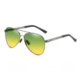 Темно-серая оправа + поляризованные универсальные дневные и ночные линзы + коробка