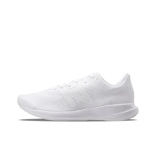 New Balance NB 413 Устойчивые к истиранию низкие беговые кроссовки для мужчин бежево-белые