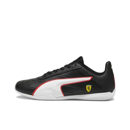 PUMA Scuderia Ferrari TUNE Кошка Низкий Топ Повседневная Обувь Мужская Черный Белый Красный