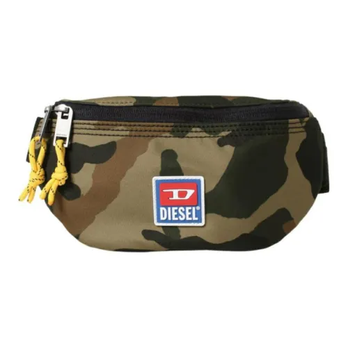 DIESEL Полиэстер Бананка Мужская Армейский Зеленый