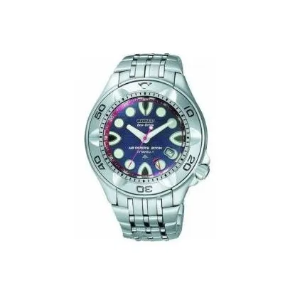 CITIZEN Светильник Кварцевый механизм Титан Ремешок Часы 44 мм Мужские часы Синий циферблат