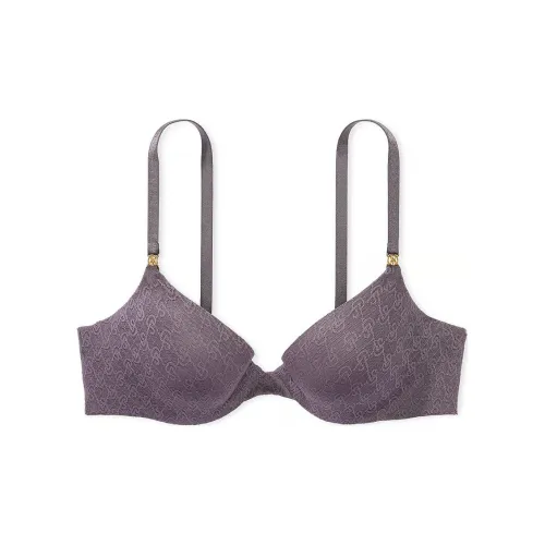 Victoria's Secret Розовый VERY Сексуальный Icon By Victoria's Secret PUSH Up Demi Бюстгальтер T Бюстгальтер Женские Темно-фиолетовый