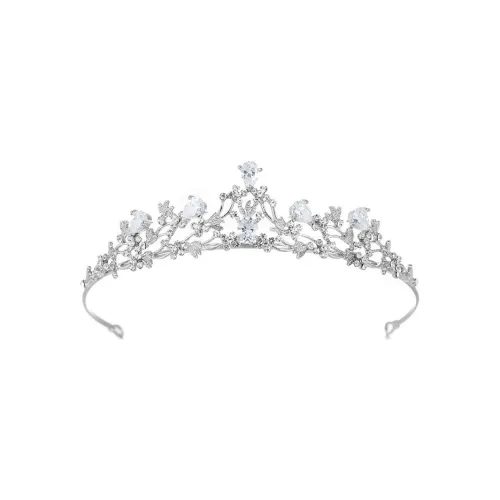 SENDME Сплав, Синтетический Кубический Цирконий Большой Камень, Стекло Маленький Камень, Ободки для волос Женские