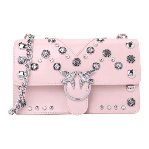 PINKO PVC Swallow Сумка Сумка через плечо Женская Розовая