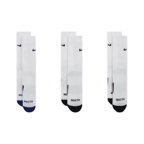 Nike x Nocta Белый 3 шт Унисекс MID Носки до икры
