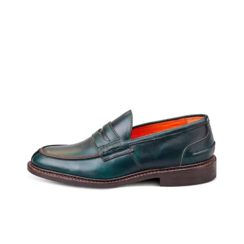 Tricker's Лоферы Зеленые Женские