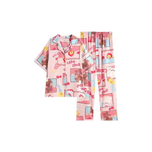 FENTENG Пижамный комплект женский светло-розовый