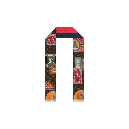 LOUIS VUITTON Тутовый шелк Резинки для волос Женские Коричневый