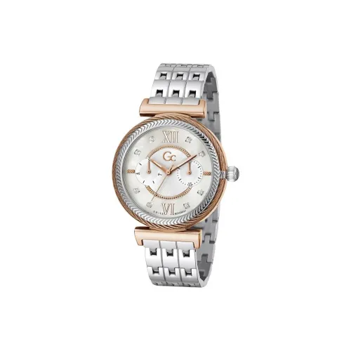 GUESS Women's Watch Кварцевый механизм ремешок из нержавеющей стали 38 мм белый циферблат модель Y76001L1MF