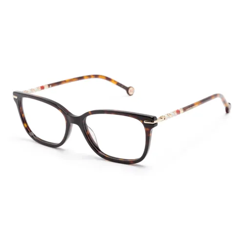 CarolinaHerrera Ацетат Нерегулярная форма Оправы для очков Женские Черепаховый