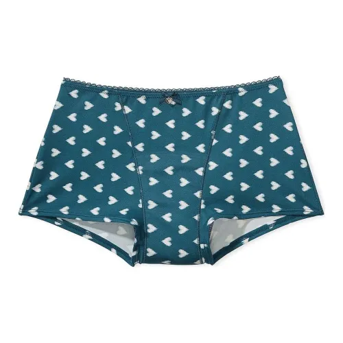 Victoria's Secret Центральная часть BY Victoria Гладкий PeriodBoyshortPanty Bs Нижнее белье Женские 1 шт Сердце Принт