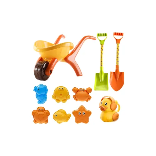 BIG TAYLOR Желтая уточка Пляжная игрушка PUSH Карт Набор Малыш Песочный лопатка и игровые инструменты Игрушки