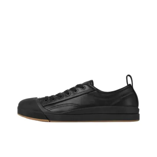 Bottega Veneta Vulcan Скейтборд Кроссовки Низкие Черные Мужские