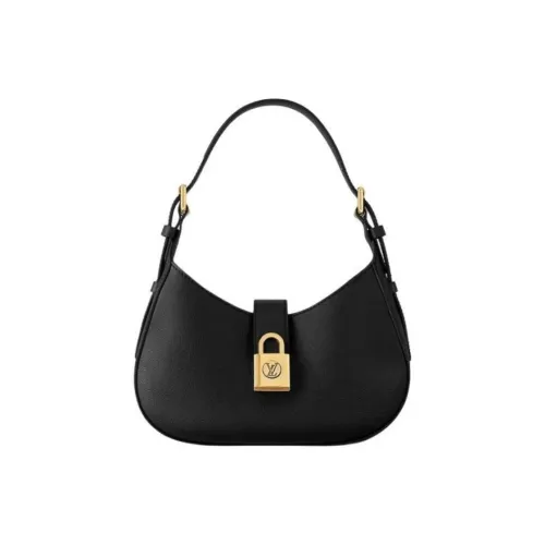 LOUIS VUITTON Low Key Кожа Сумка Сумка через плечо Женская Черная