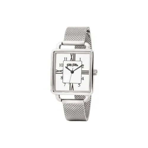 Folli Follie Женские часы Кварцевый механизм Стальной ремешок 32 мм Белый циферблат