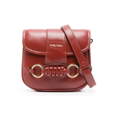See By Chloe Сумка через плечо из коровьей кожи женская карамельного цвета
