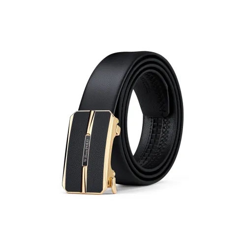 WilliamPOLO Alloy Leather Belts Men's
