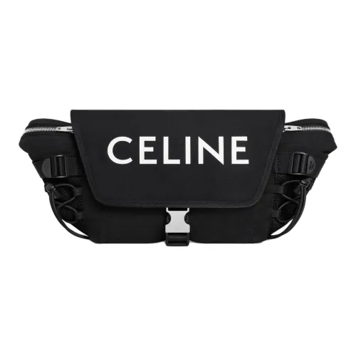 CELINE Nylon Wallet Small Men's Black CELINE Нейлон Банан Маленький Мужской Черный