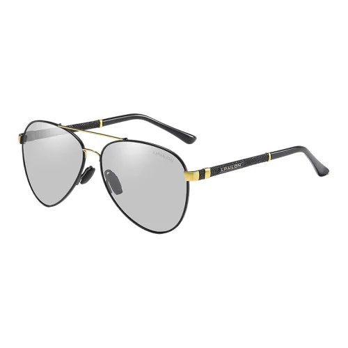 Thunder Pailong Сплав Aviator Солнцезащитные очки Унисекс Черный Серый Золотой