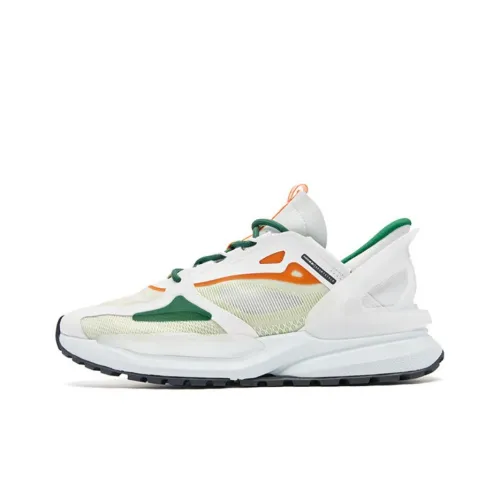 QIAODAN Tianxuan IV Амортизация Износостойкий Низкий Топ Casual Мужской Белый Зеленый