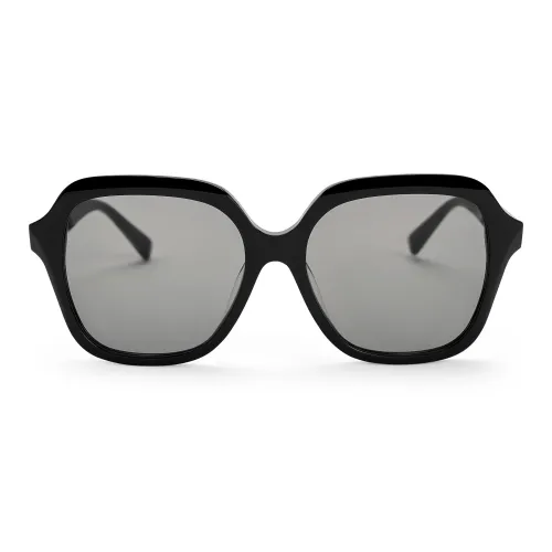 CHARLES KEITH Квадратные Солнцезащитные очки Женские Черный T.Оболочка Агат