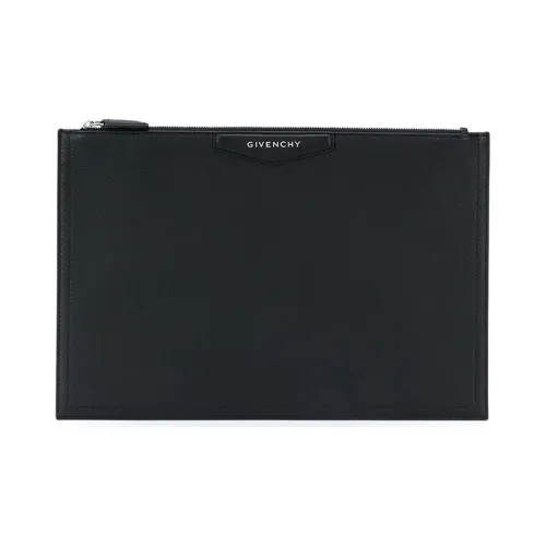 GIVENCHY Antigona GRAIN LEATHER Монетница Клатч Средний Женский Черный