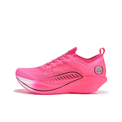 CLERSES Muscle Cloud 1,0 Беговые кроссовки Низкий Топ Флуоресцентный Enchanting Красный Унисекс