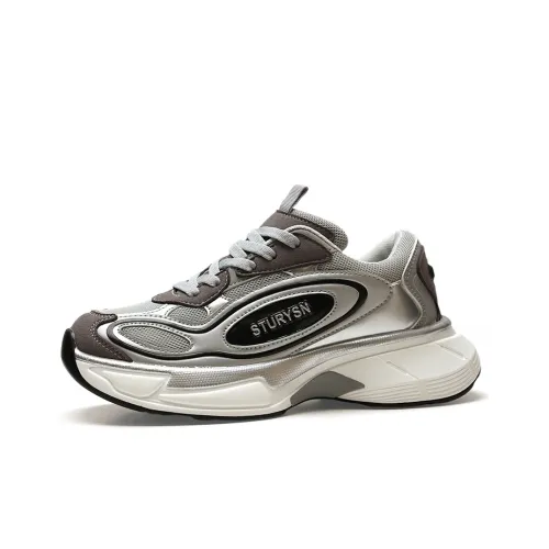 STUR YSN Износостойкий и Легкий Низкий Топ Кроссовки с Толстой Подошвой Женские