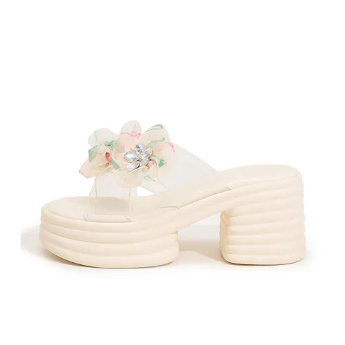 Milan Love Song Вышивка Cut Out Сандалии Женские Черный