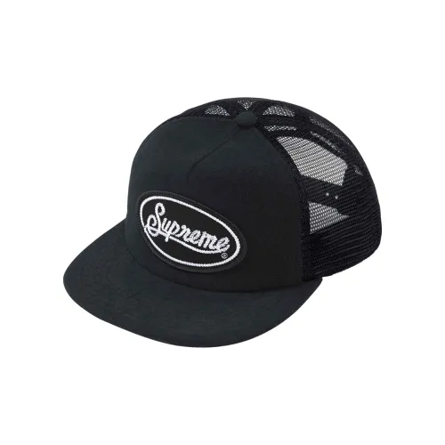 Supreme Хлопковая Смешанная Махровая Ткань Кепки Унисекс Черный