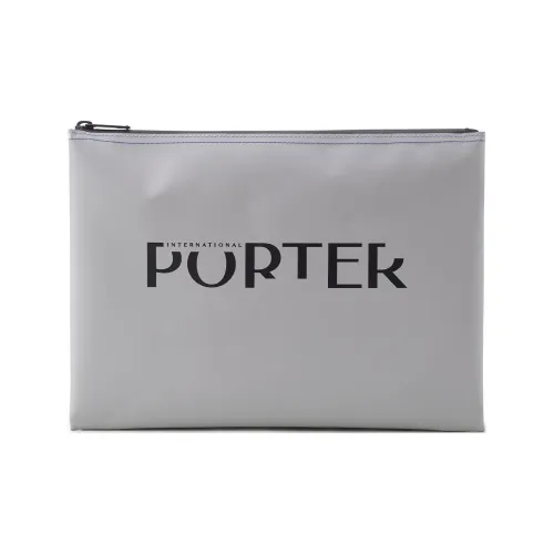 PORTER ПВХ Поливинилхлорид Путешествие Сумка для хранения Унисекс Серый