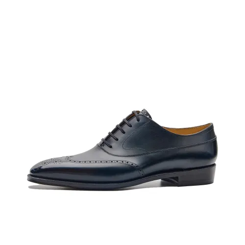 MATTINA Мужские повседневные туфли Low Top Темно-синие Мужские