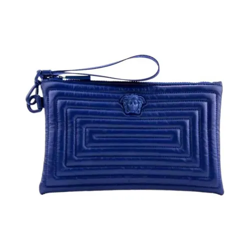 VERSACE Кожа Клатч Женский Синий