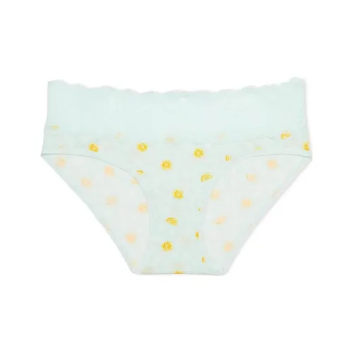 Victoria's Secret Розовый The LACIE Кружево Обхват талии Хлопок HR Трусы B L Нижнее белье Женские 1 Пачка Мятно-зеленый Принт