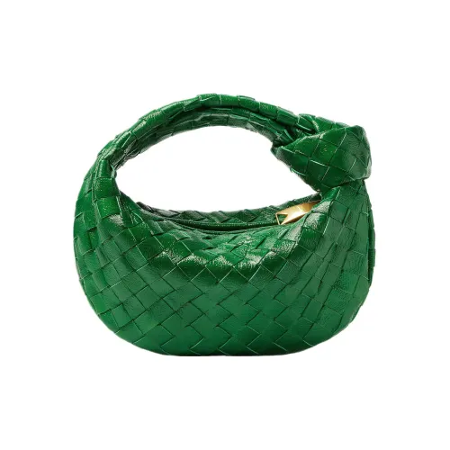 Bottega Veneta Jodie Lambskin Bag Mini Women's Green Bottega Veneta Jodie Сумка из овечьей кожи Mini Женская Зеленая