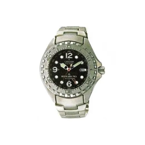 CITIZEN Солнечный Кварцевый Механизм Титан Ремешок Часы 42 мм Мужские Часы Черный Циферблат